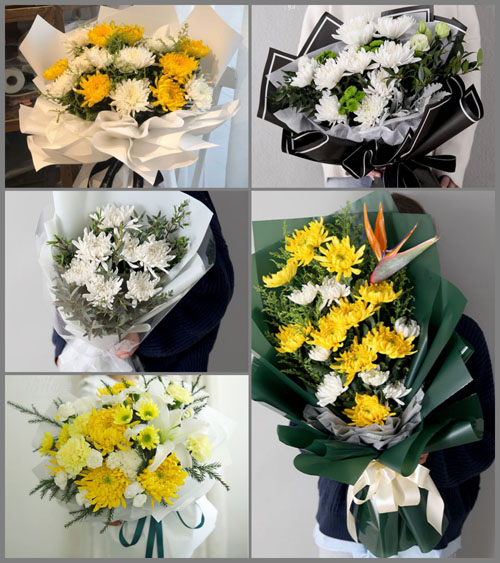贵州遵义桐梓县松坎镇白事花束代送